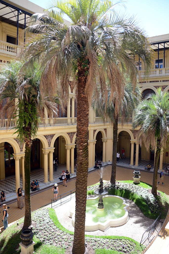 40 Patio de las Palmeras Palm Tree Patio From Above Casa Rosado Plaza de Mayo Buenos Aires